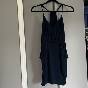 BCBG navy blue mini dress